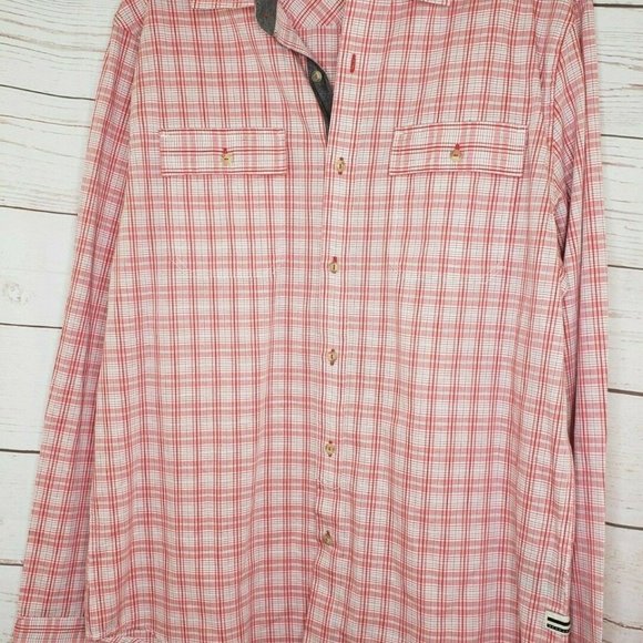 Tailored Fit Sean Jean Fiery Red SW130435 Cotton Men Extra Large Shirt - Picture 11 of 12